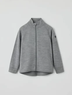 Jakke ullfrotté merino
