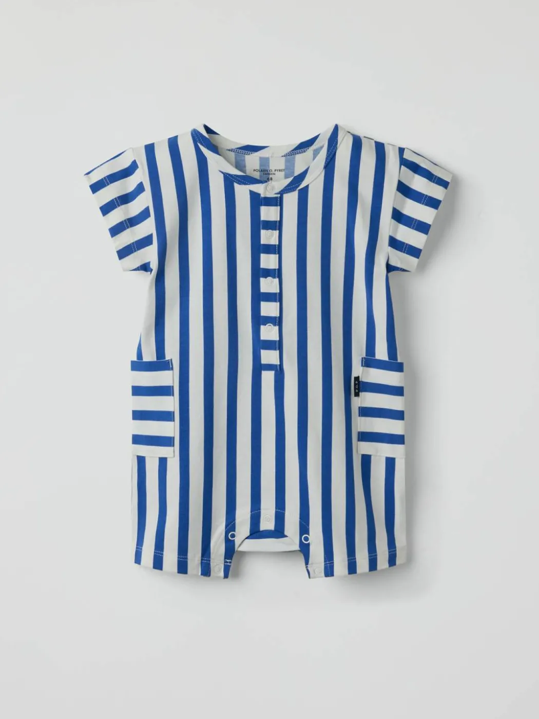Kortermet jumpsuit stripete