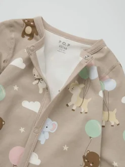 Mønstret pyjamasdress