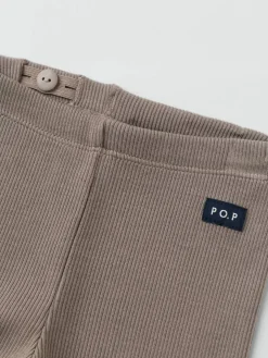 Ribbestrikket tights