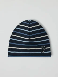 Trikotlue P-applikasjon stripet