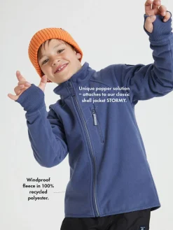 Vindfleecejakke til baby